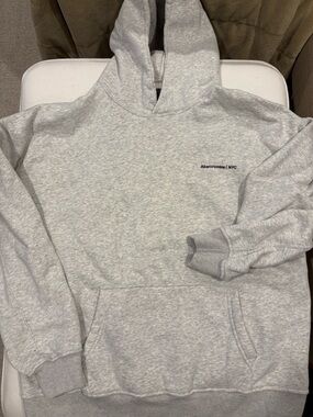 Abercrombie & Fitch Soft Essentials Hoodie Sweatshirt Men’s Large (Heather Gray)